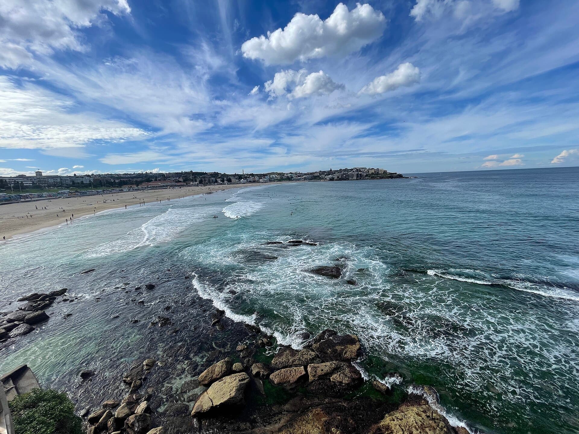 Bondi Beach on a clear day